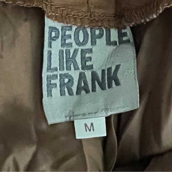 People Like Frank Maxi Dress Women's Medium Brown Strappy Lined Tiered FLAW - Picture 7 of 10